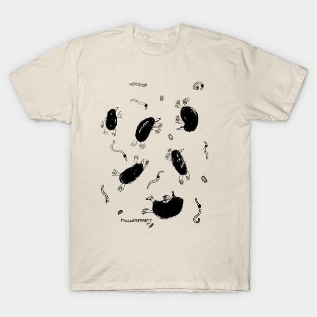 Mole Party T-Shirt by mnutz